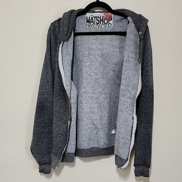 Free City Charcoal Zip-Up Hoodie - Picture 3 of 10